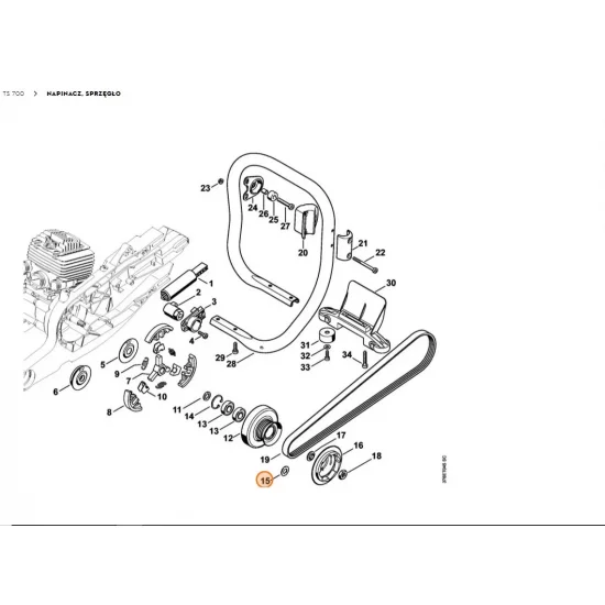 STIHL  Podkładka 10,5x20x1,5 9291 021 3870